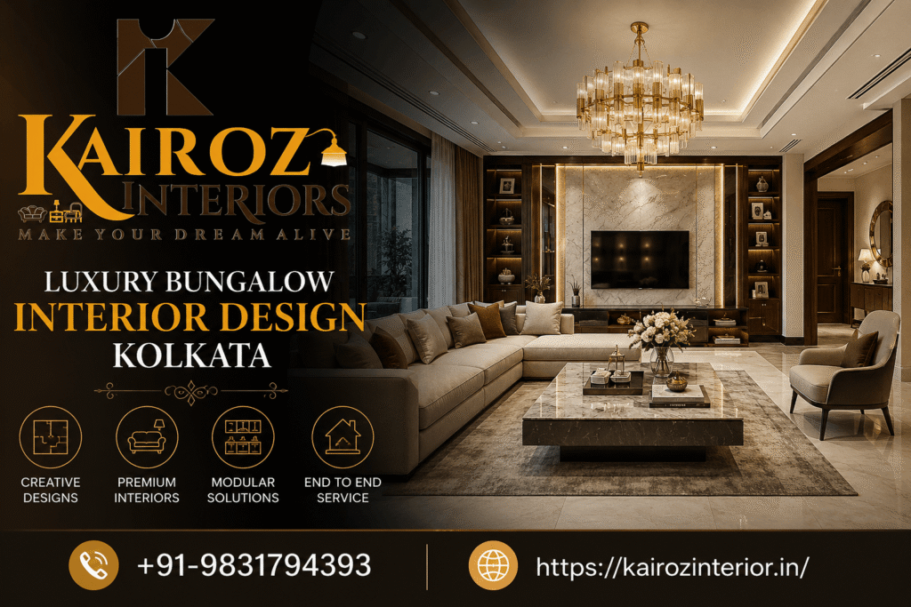 luxury bungalow interior design Kolkata