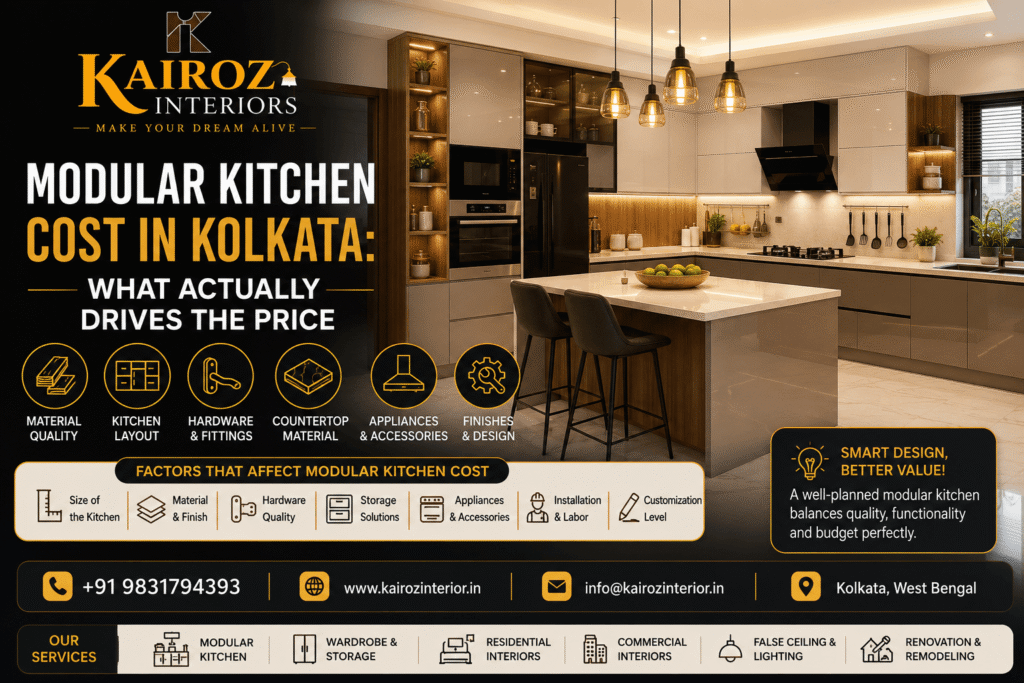 Modular Kitchen Cost in Kolkata