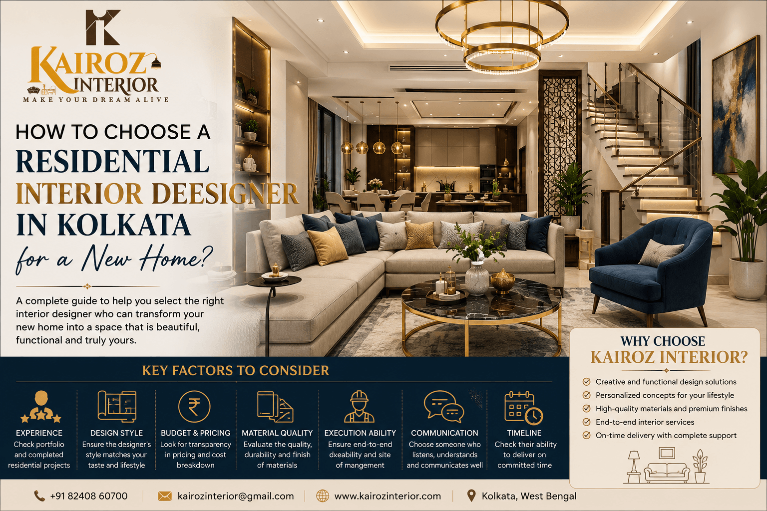 Residential Interior Designer in Kolkata