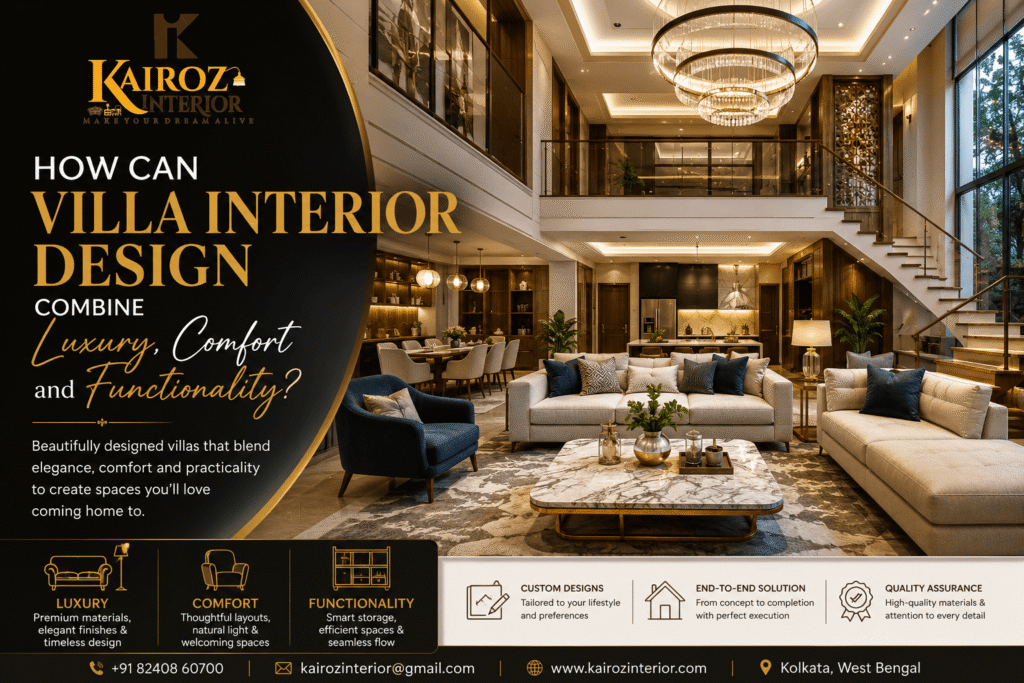 Villa Interior Design Services in Kolkata